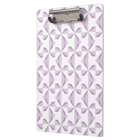 Lila Pinräder Klemmbrett (Links)