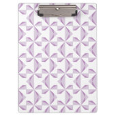 Lila Pinräder Klemmbrett (Vorderseite)