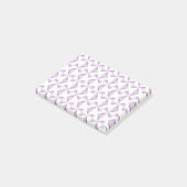 Lila Pinräder Post-it Klebezettel (angewinkelt)