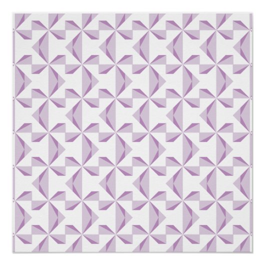 Lila Pinräder Poster (Vorderseite)