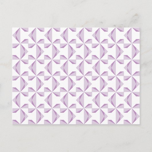 Lila Pinräder Postkarte (Vorderseite)