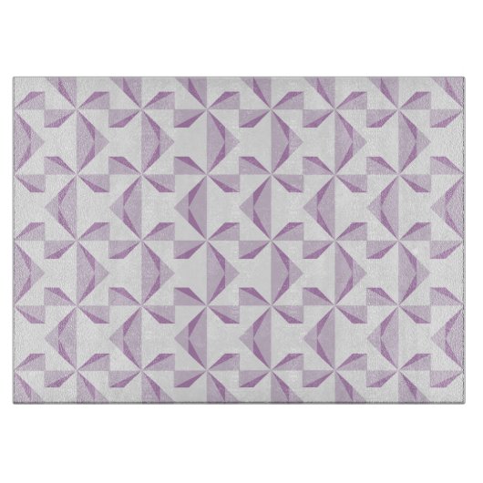 Lila Pinräder Schneidebrett (Vorderseite)