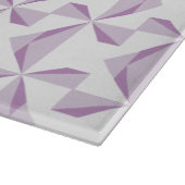 Lila Pinräder Schneidebrett (Ecke)