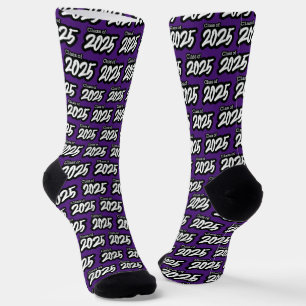 Lila Pinselklasse 2025 Socken
