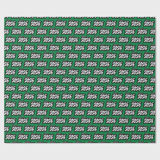 Lila Pinselklasse 2025 Wrapping Paper Geschenkpapier (Flach)