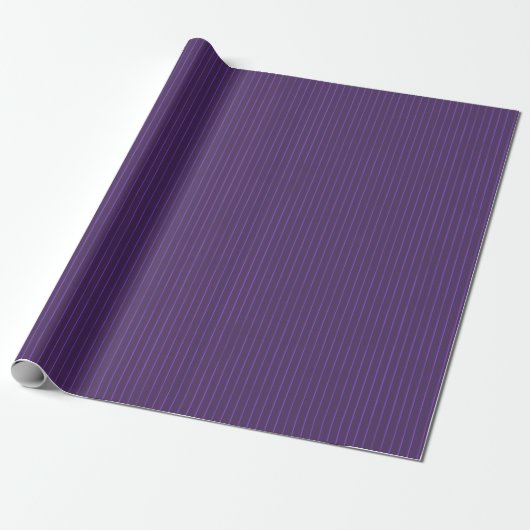 Lila Pinstreifen Geschenkpapier (Ungerollt)