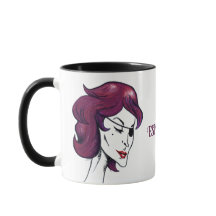 Lila Piratenlady Violette Haare Frau Zeichnung Kun