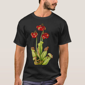 Lila Pitcherpflanze - Sarracenia Purpurea- T-Shirt