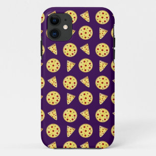 Lila Pizzamuster Case-Mate iPhone Hülle