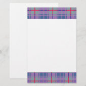 Lila Plakate Briefpapier (Vorne/Hinten)