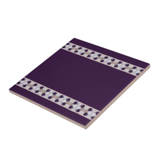 Lila Plakate Fliese (Seite)