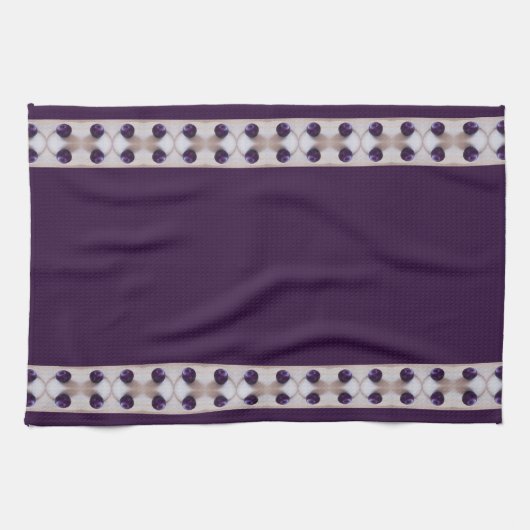 Lila Plakate Handtuch (Horizontal)