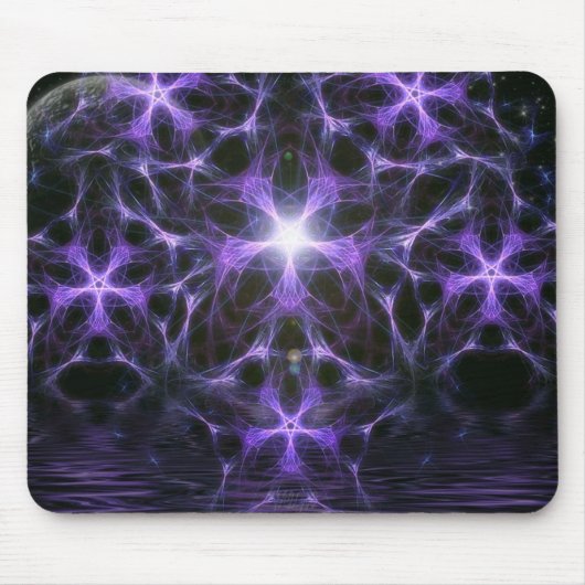 Lila Planet Mousepad (Vorne)