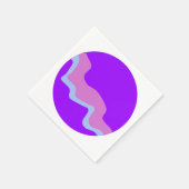 Lila Planet Paper Napkins Serviette (Ecke)