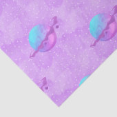 Lila Planet Seidenpapier (Detail)