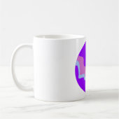 Lila Planet-Tasse Kaffeetasse (Links)