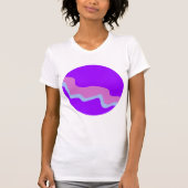 Lila Planet Womens T - Shirt (Vorderseite)