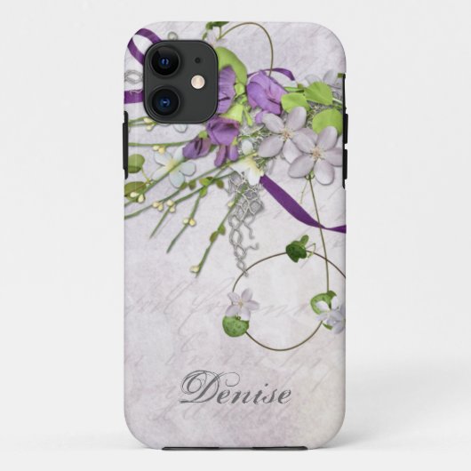 Lila Platterbsen des Girly Lavendel-iPhone5 Case-Mate iPhone Hülle (Rückseite)