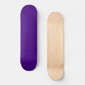 Lila Plattform Skateboard (Vorderseite)