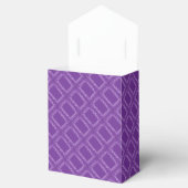 Lila Plätze - Gefälligkeitsbox Geschenkschachtel (Geöffnet)
