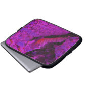 Lila Pleaser-Elektronik-Verpackung Laptopschutzhülle (Vorne Knopf)