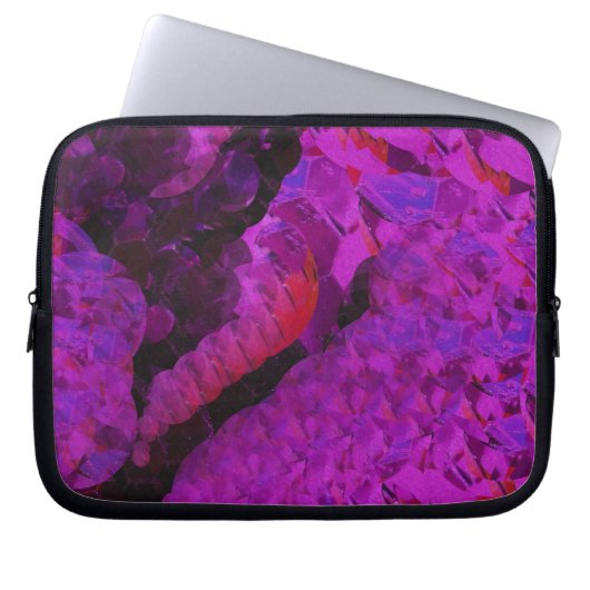 Lila Pleaser-Elektronik-Verpackung Laptopschutzhülle (Vorderseite)