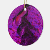 Lila Pleaser-Kreise Keramikornament (Links)