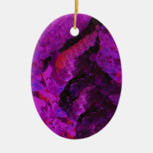 Lila Pleaser Oval Ornament