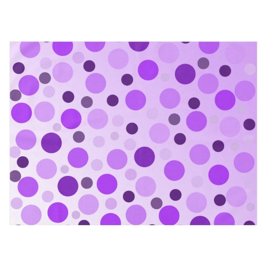 Lila Polka-Dosen, Tablette Tischdecke (Vorderseite (Horizontal))