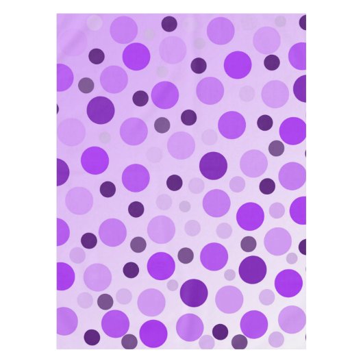 Lila Polka-Dosen, Tablette Tischdecke (Vorderseite)