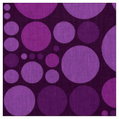 Lila Polka Dot Circles-Muster Stoff (Muster)