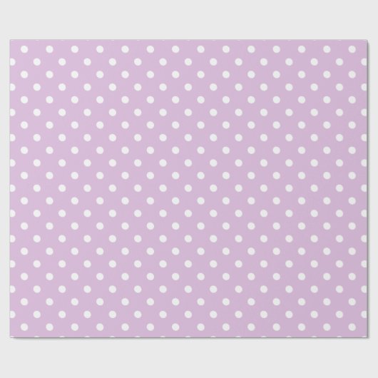 Lila Polka Dot Geschenkpapier (Flach)