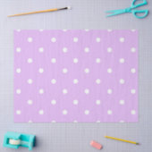 Lila Polka Dot Tissue Paper Seidenpapier (Basteln)