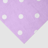 Lila Polka Dot Tissue Paper Seidenpapier (Detail)