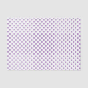 Lila Polka Dots Circles Seidenpapier