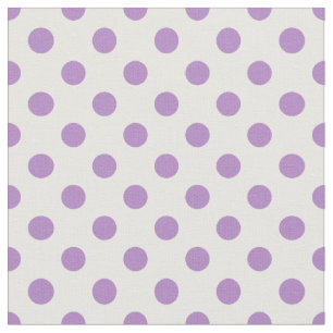 Lila Polka Dots Circles Stoff