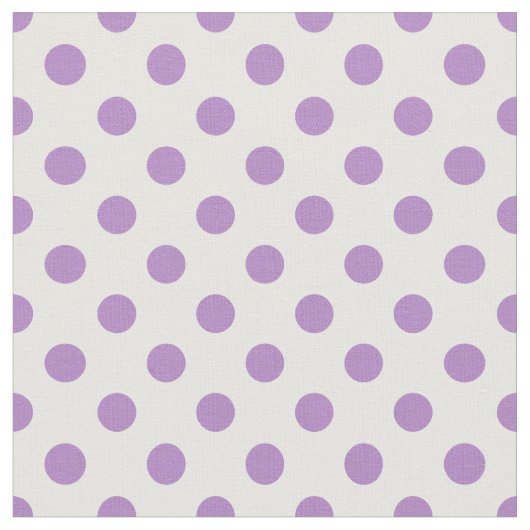 Lila Polka Dots Circles Stoff (Nahaufnahme)