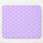 Lila Polka Dots Mouse Pad Mousepad (Vorne)