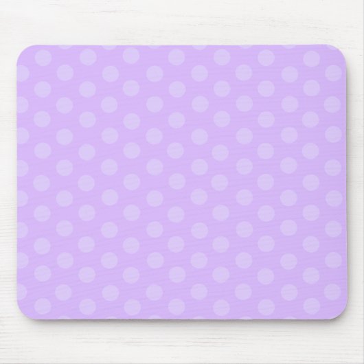 Lila Polka Dots Mouse Pad Mousepad (Vorne)