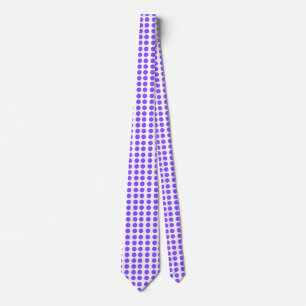 Lila Polka Dots Neck Tie Krawatte