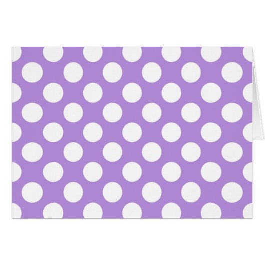Lila Polka Dots, Polka Dot Pattern, Dots, Dotter (Vorderseite (Horizontal))