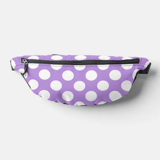 Lila Polka Dots, Polka Dot Pattern, Dots, Dotter Bauchtasche (Ablage )
