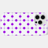 Lila Polka Dots, Polka Dot Pattern, Dots, Dotter Case-Mate iPhone Hülle (Rückseite (Horizontal))