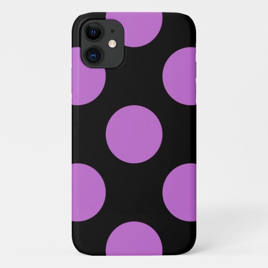 Lila Polka Dots, Polka Dot Pattern, Dots, Dotter Case-Mate iPhone Hülle (Rückseite)