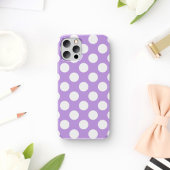 Lila Polka Dots, Polka Dot Pattern, Dots, Dotter Case-Mate iPhone Hülle