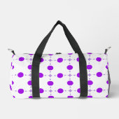 Lila Polka Dots, Polka Dot Pattern, Dots, Dotter Duffle Bag (Vorderseite)