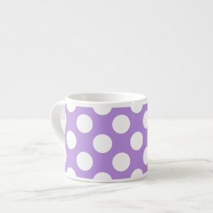 Lila Polka Dots, Polka Dot Pattern, Dots, Dotter Espressotasse