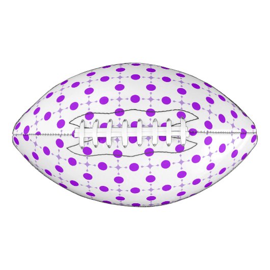 Lila Polka Dots, Polka Dot Pattern, Dots, Dotter Football (Vorderseite)