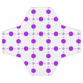 Lila Polka Dots, Polka Dot Pattern, Dots, Dotter Fußball (Flach)