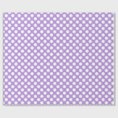 Lila Polka Dots, Polka Dot Pattern, Dots, Dotter Geschenkpapier (Flach)